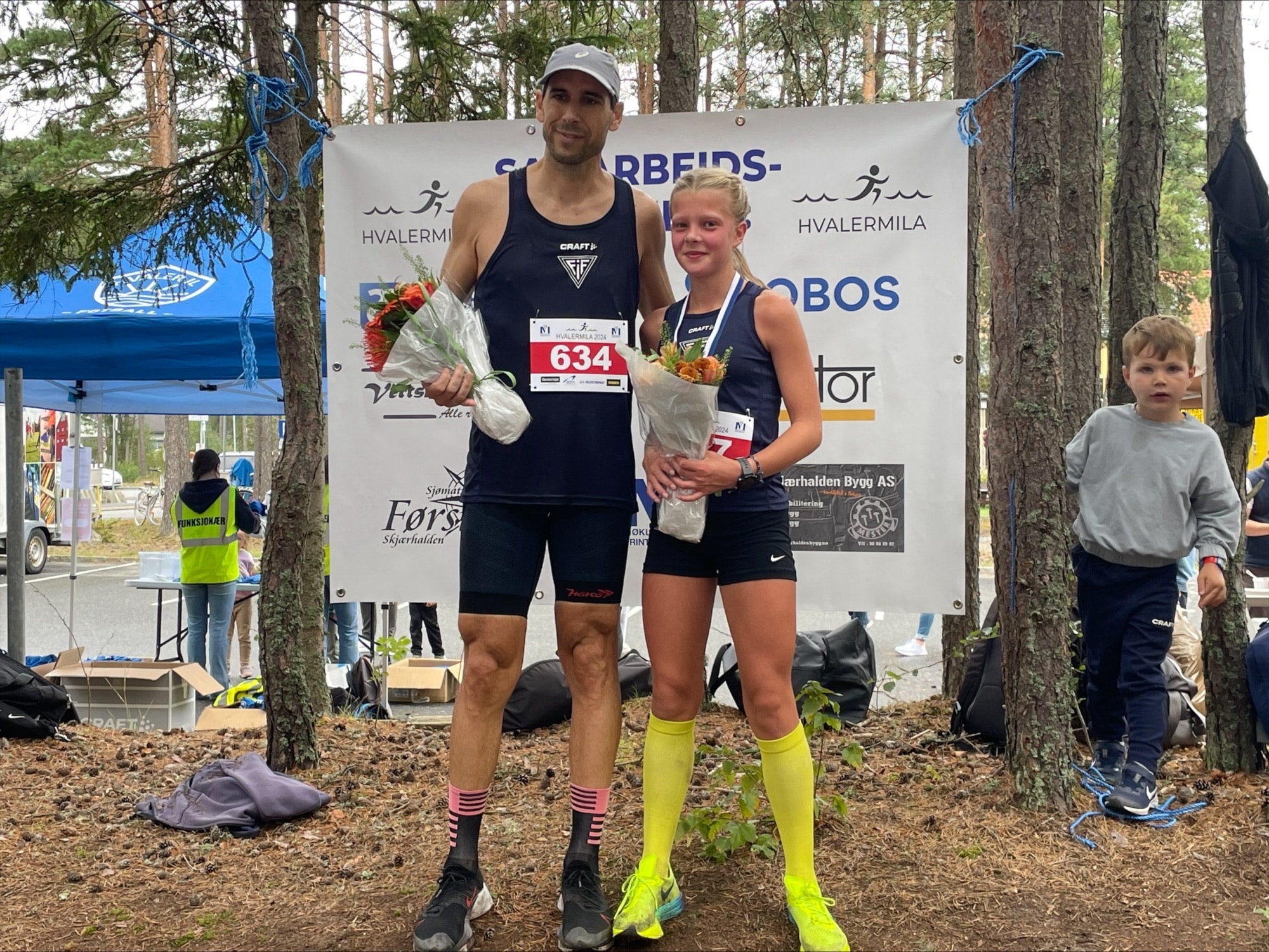 Dobbeltseier til FIF på Hvalermila - Ella og Ruben først i mål på 10km